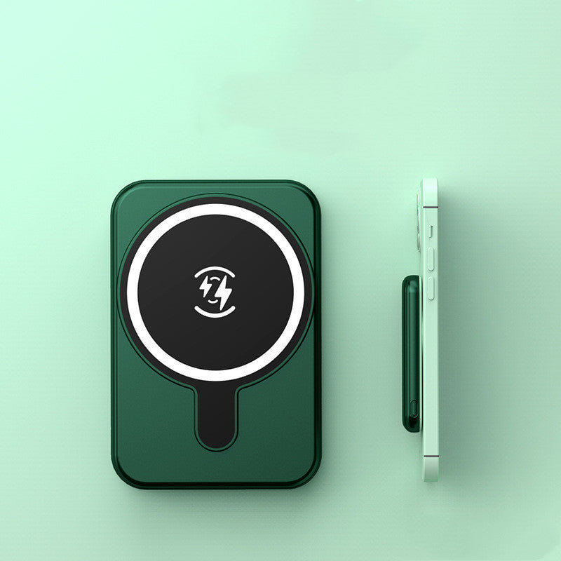 Mini Magnetic Wireless Power Bank – 5000mAh Fast Charging