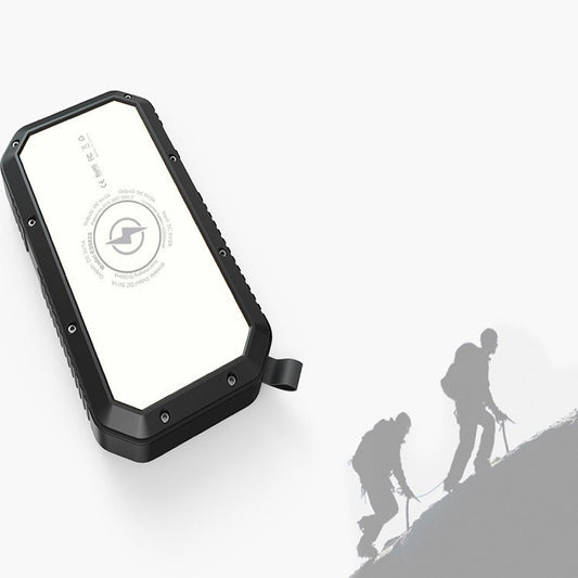 Wireless Solar Power Bank – Outdoor Charger with Built-In Torch