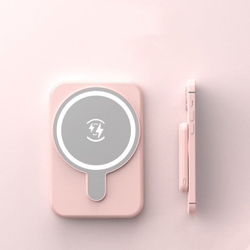 Mini Magnetic Wireless Power Bank – 5000mAh Fast Charging