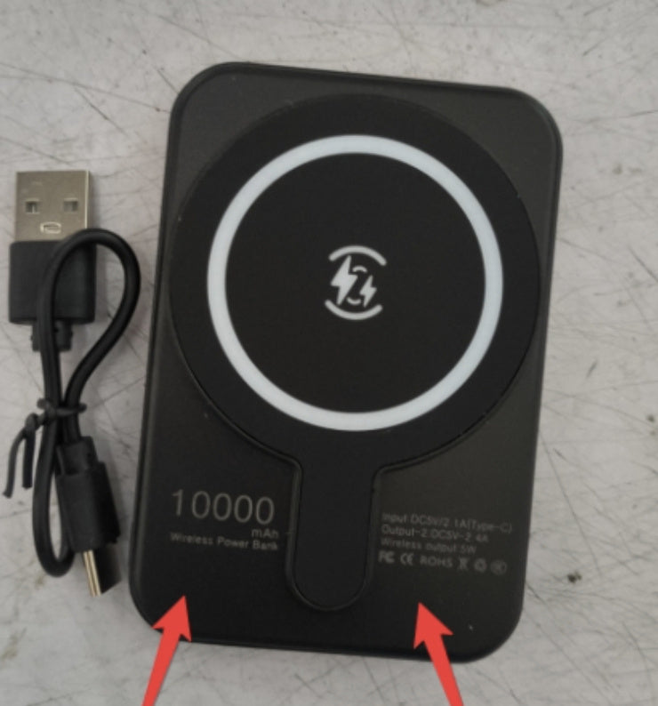 Mini Magnetic Wireless Power Bank – 5000mAh Fast Charging